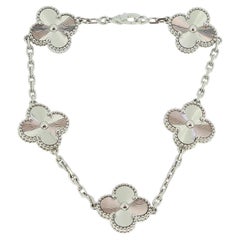 Van Cleef & Arpels Bracelet guilloché Alhambra à cinq motifs