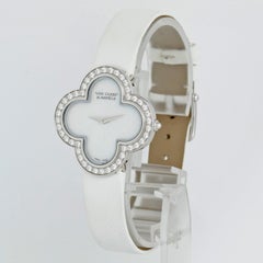 Van Cleef & Arpels Alhambra Medium White gold Ladies Watch  VCARF52700