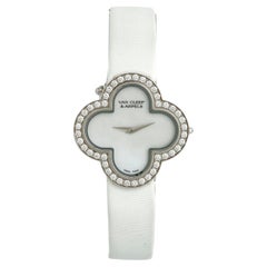 Van Cleef & Arpels Alhambra Medium White gold Ladies Watch  VCARF52700