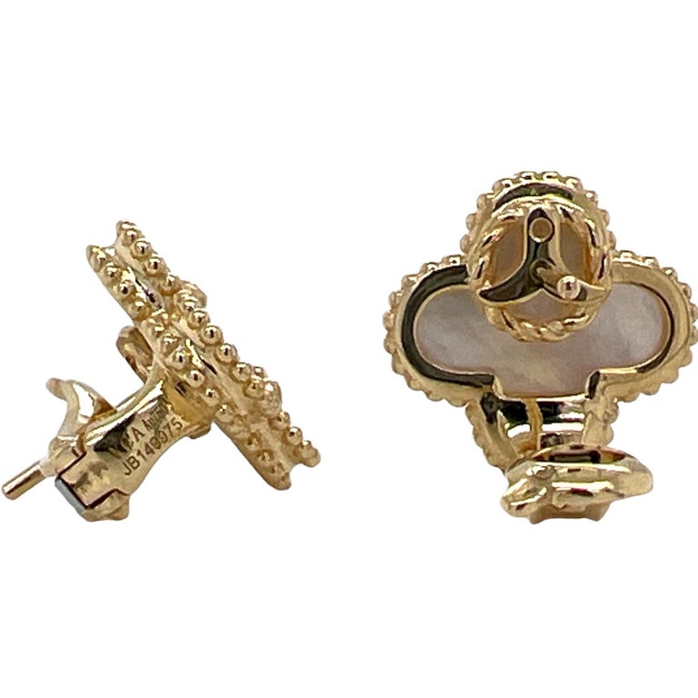 Van cleef earring back deals
