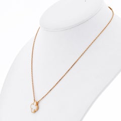 Van Cleef & Arpels Pendentif trèfle simple en nacre Alhambra