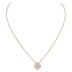 Van Cleef 
Arpels Alhambra Mother of Pearl Single Clover Pendant