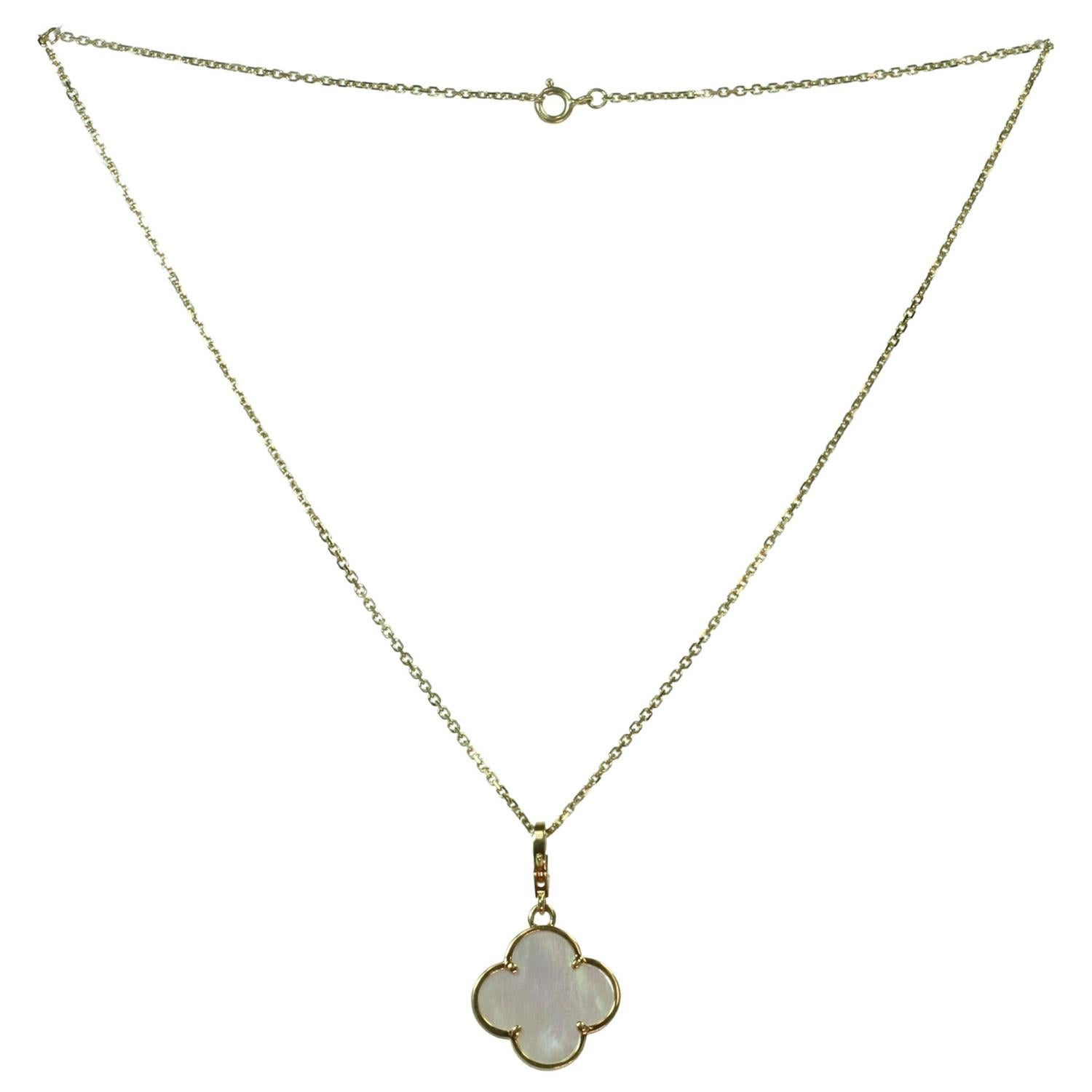alhambra clover necklace