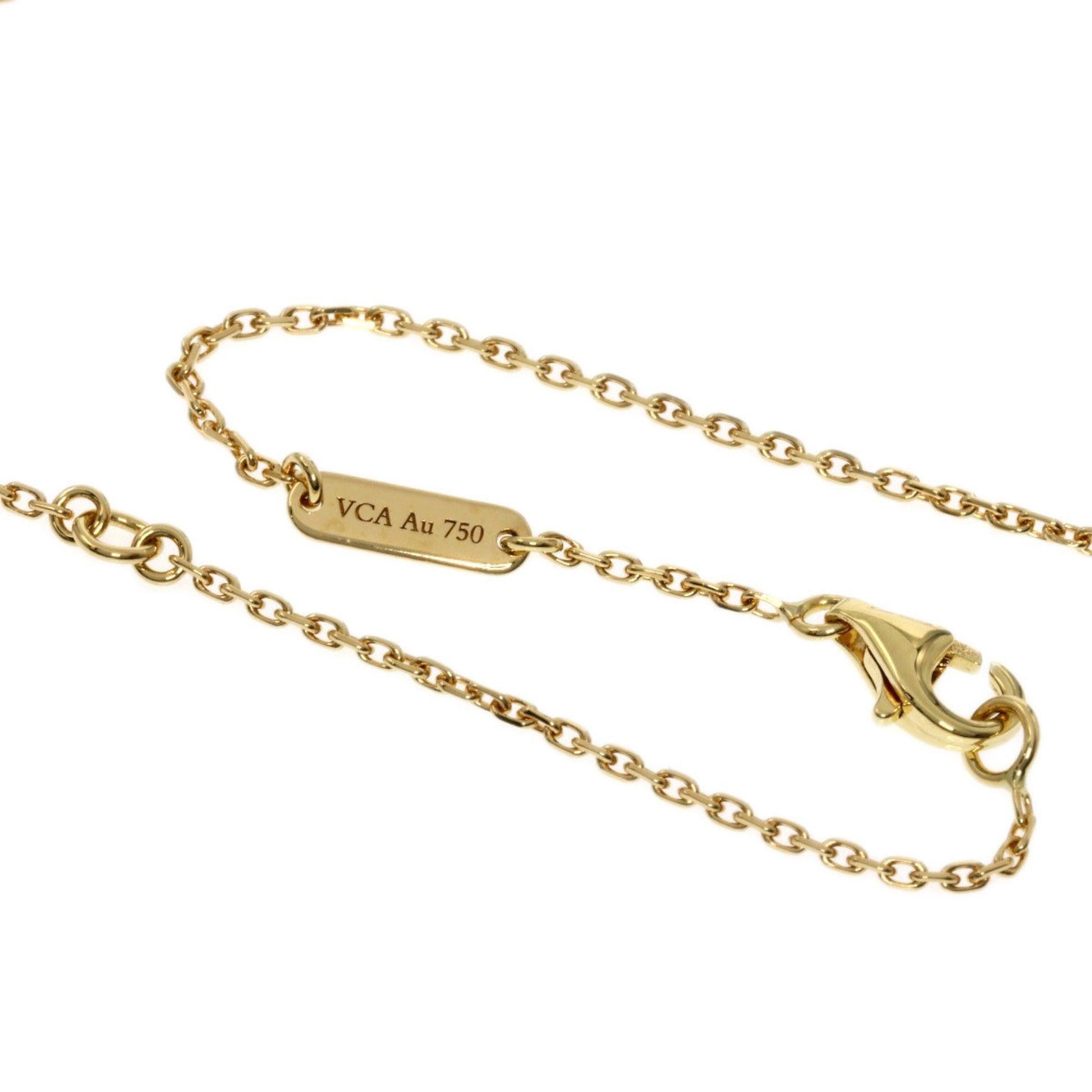 Van Cleef & Arpels Alhambra-Halskette aus 18 Karat Gelbgold Damen im Angebot
