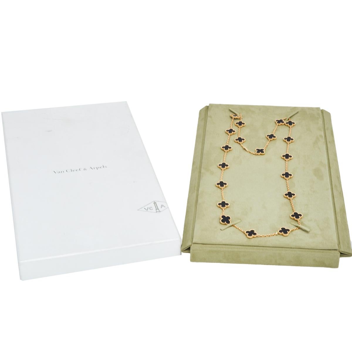 van cleef 20 motif necklace