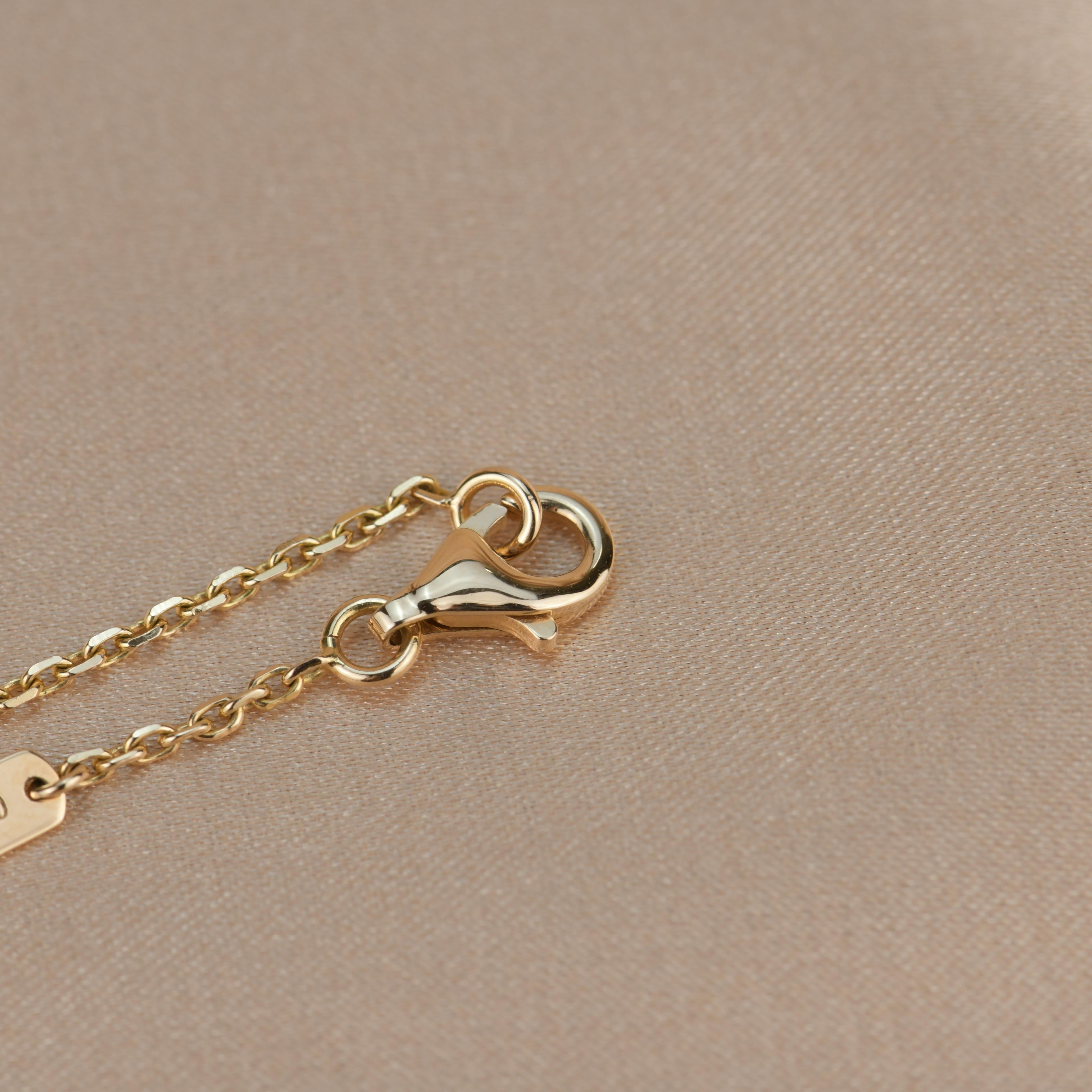 Van Cleef & Arpels Alhambra Rose Gold Pendant Necklace 1