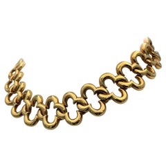 Van Cleef & Arpels 'Alhambra' Yellow Gold Necklace