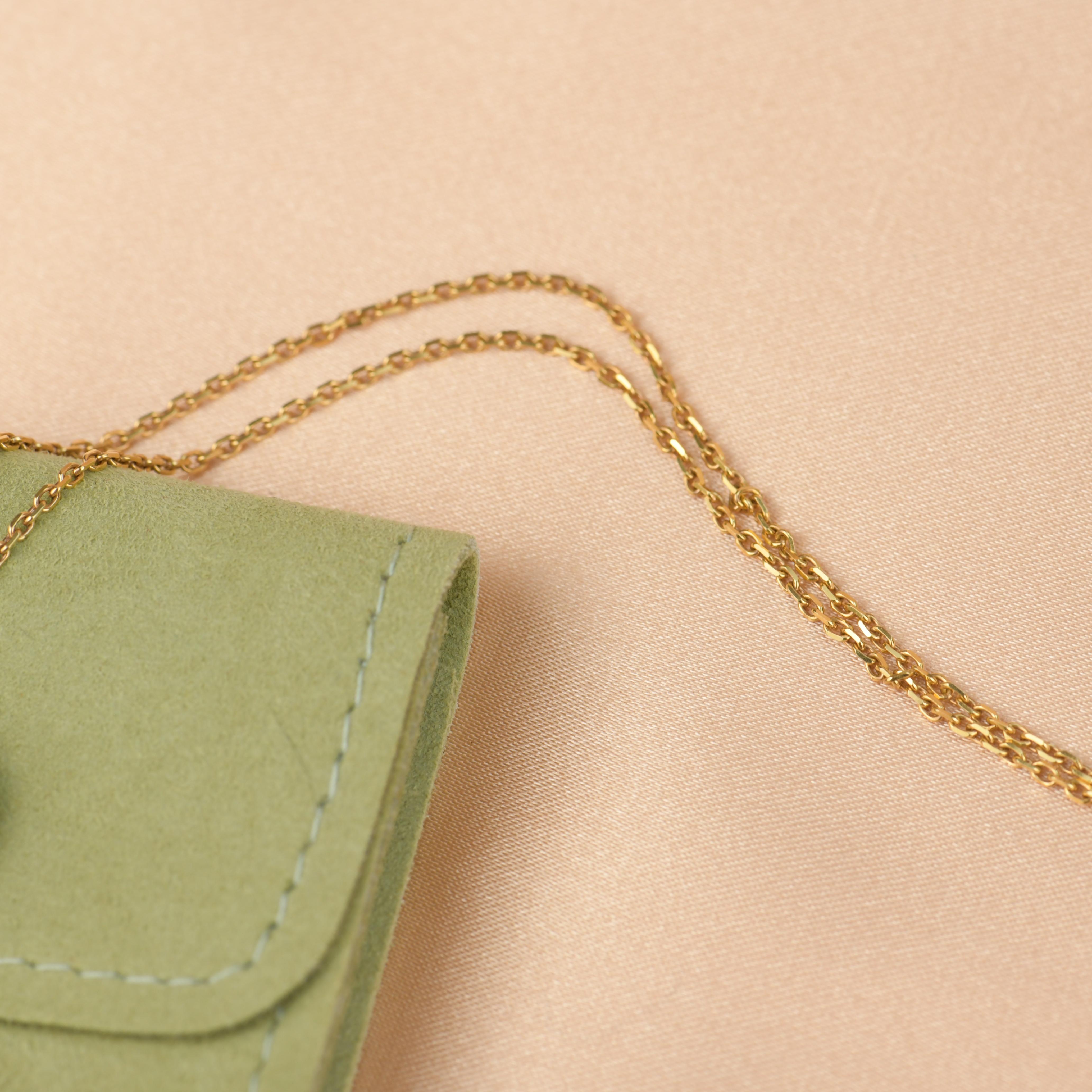 Van Cleef & Arpels Alhambra Halskette mit Gelbgold-Anhänger 2