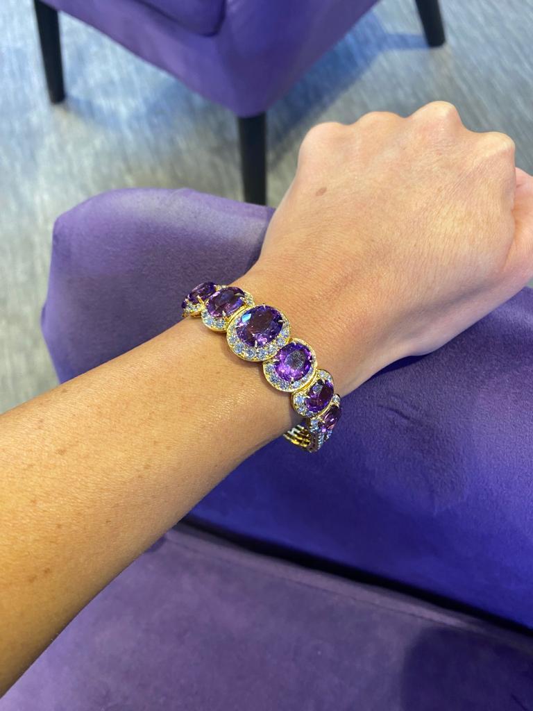 van cleef bracelet purple