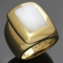 Van Cleef & Arpels Babylon Mother of Pearl Gold Ring