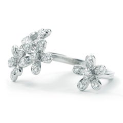 Van Cleef & Arpels entre les doigts Bague Socrate en or blanc 18 carats