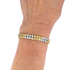 Van Cleef & Arpels Bezel Set Diamant-Armband 18k Gold Estate Jewelry
