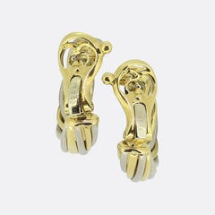 Van Cleef & Arpels Bi-Colour Hoop Earrings