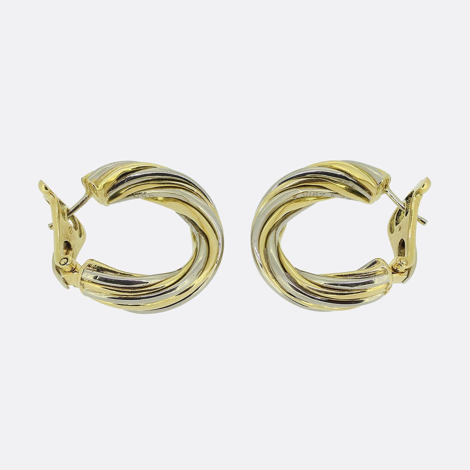 Van Cleef & Arpels Boucles d'oreilles bicolores Bon état - En vente à London, GB