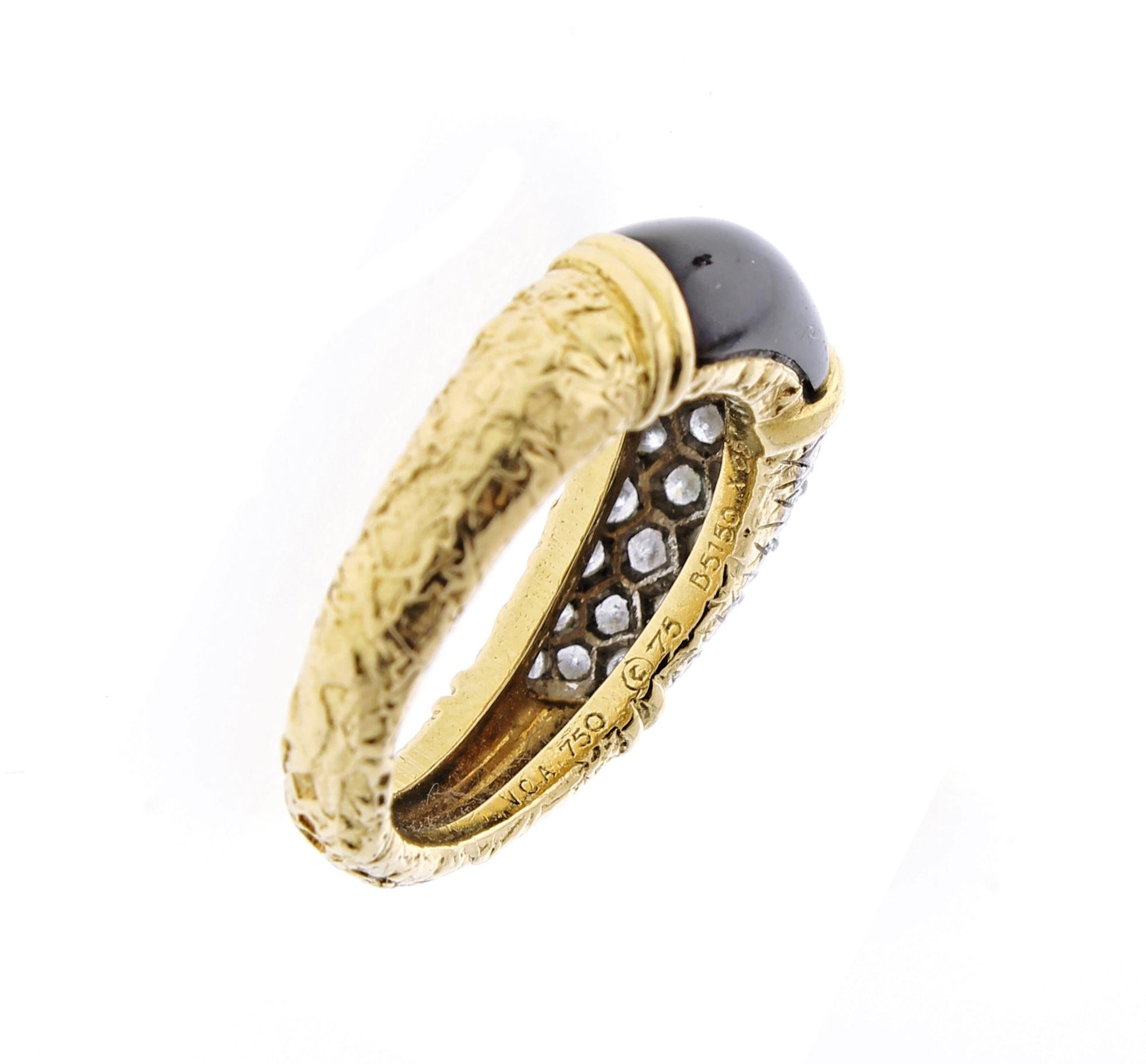 van cleef ring black