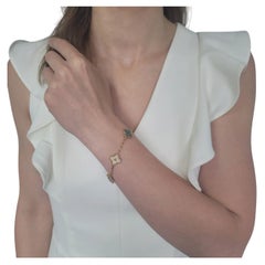 Van Cleef & Arpels Black MOPl and Diamond Vintage Alhambra Bracelet