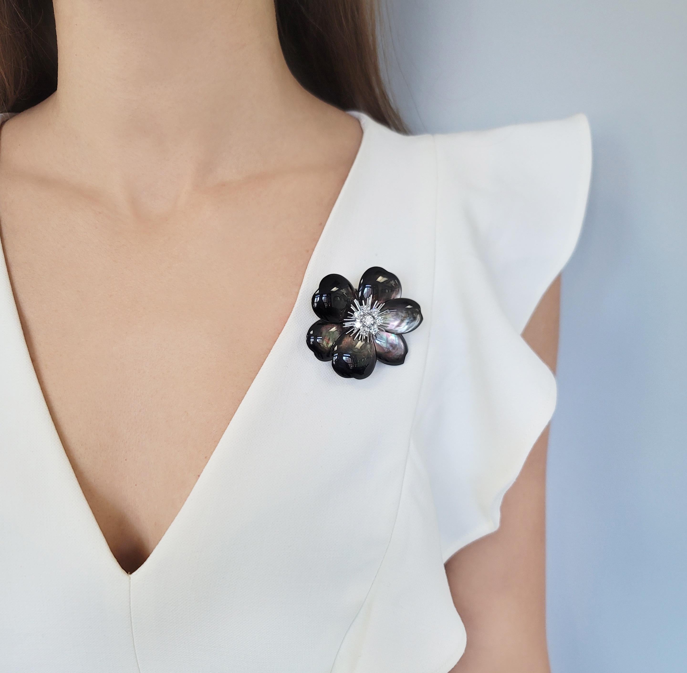 van cleef black mother of pearl