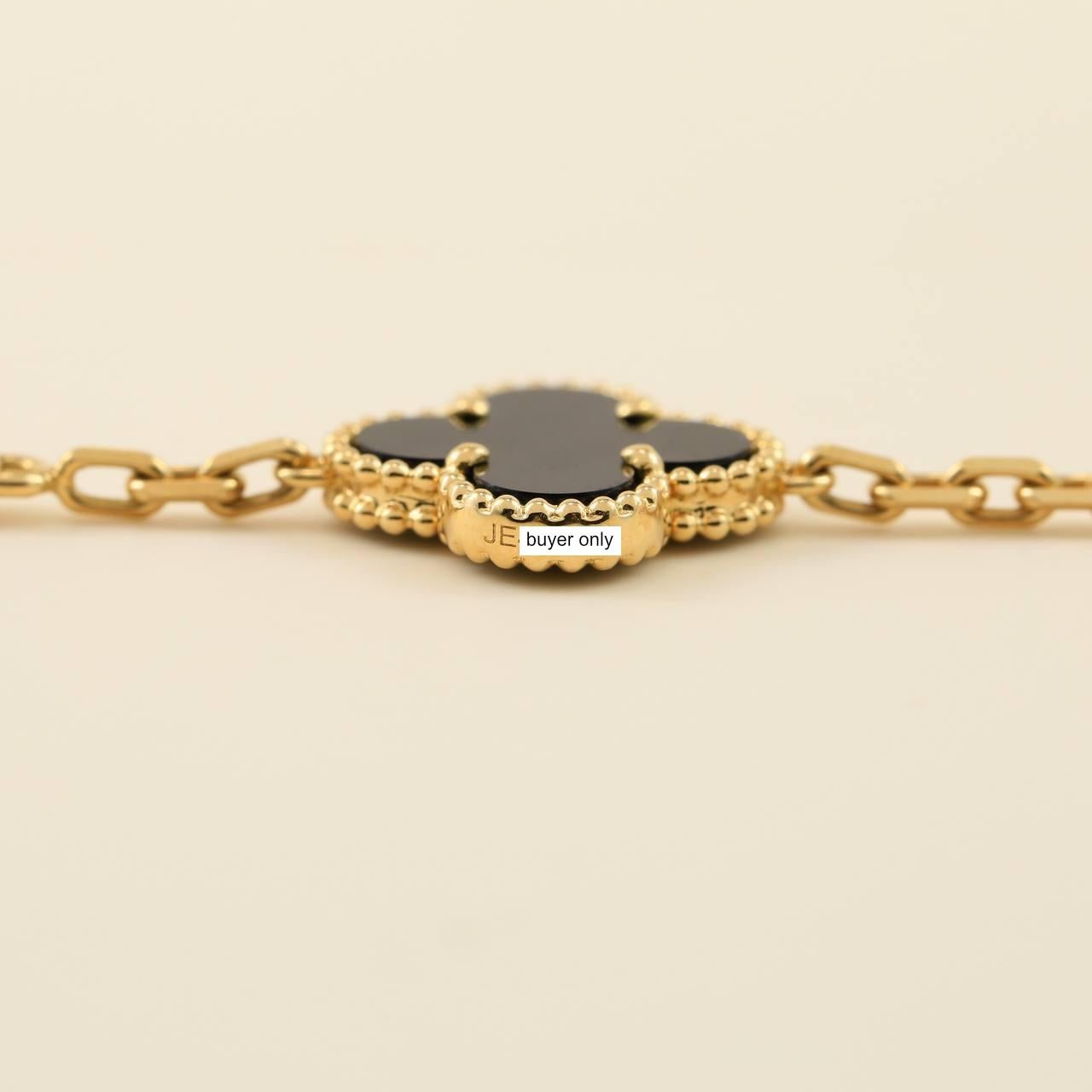 sweet alhambra onyx bracelet