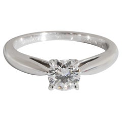 Van Cleef & Arpels Bonheur Engagement Ring in  Platinum Colorless VVS2