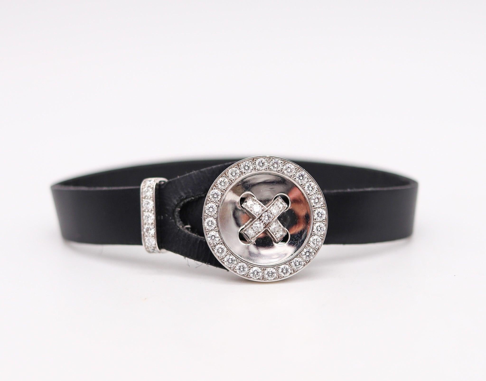 van cleef leather bracelet