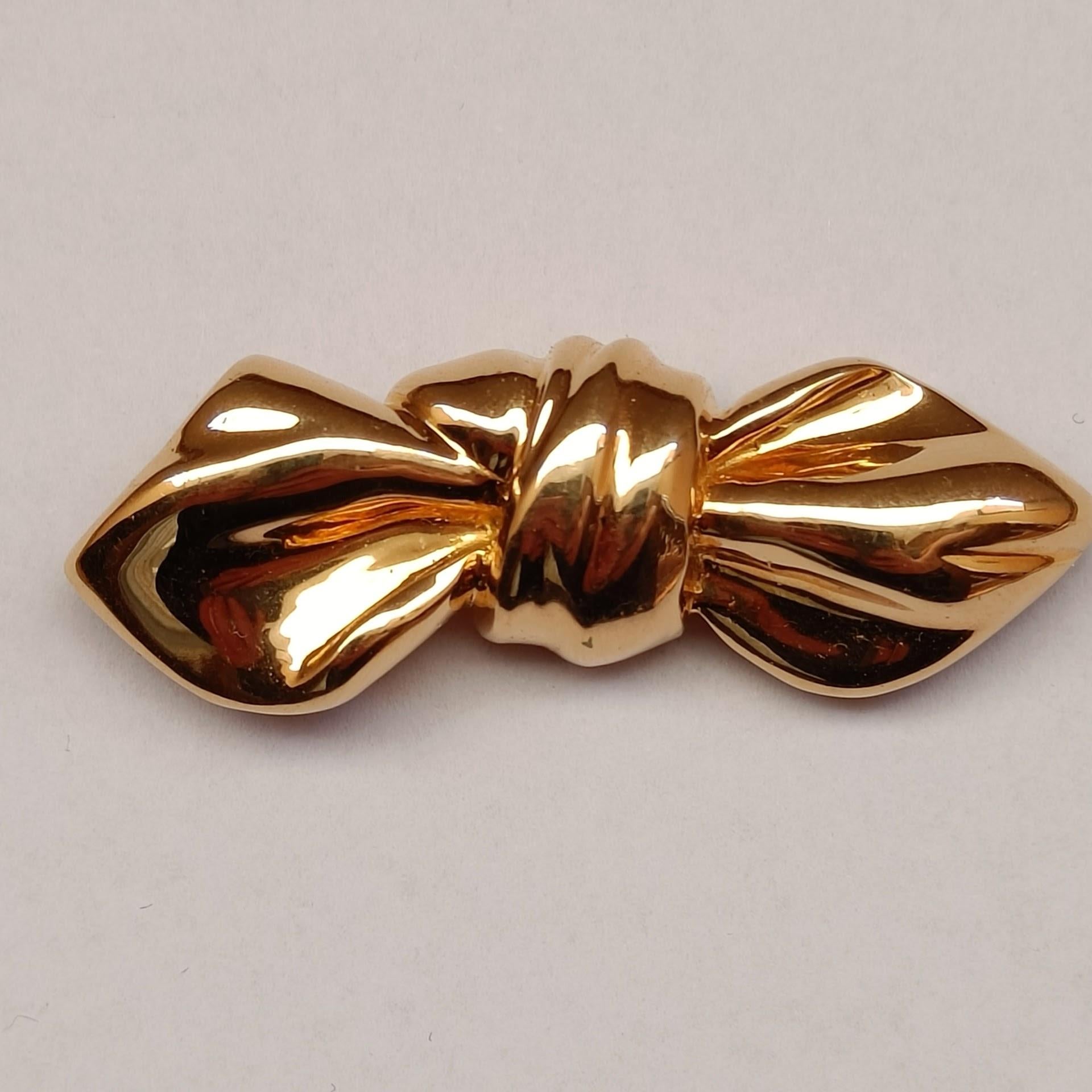 Van Cleef & Arpels  Bow Brooches 18k Gold - 2 Pieces For Sale 6
