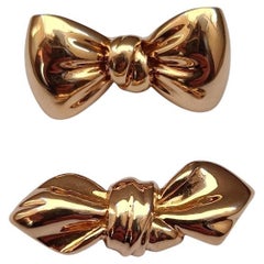 Van Cleef & Arpels  Broches Lazo Oro 18k - 2 Piezas