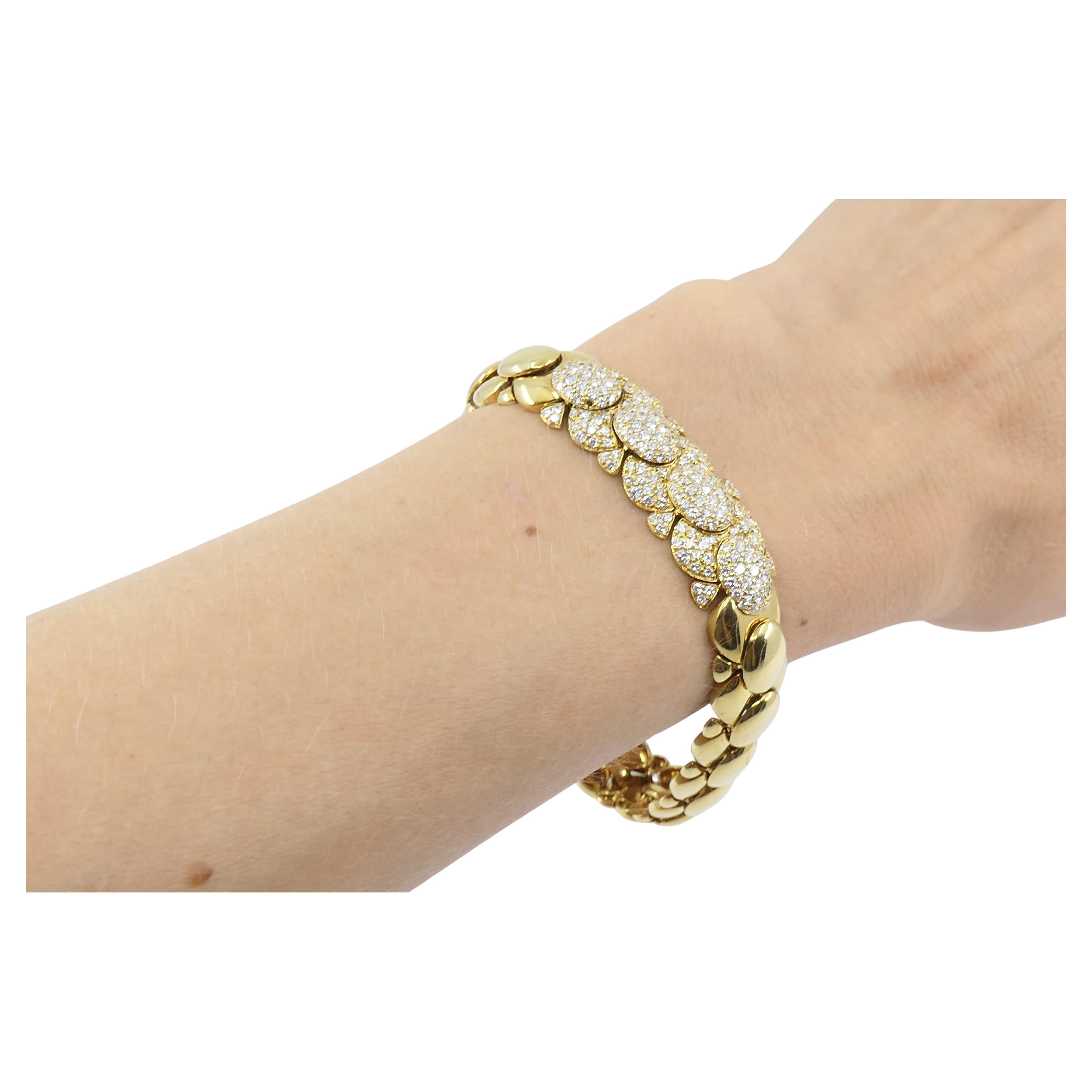 Van Cleef & Arpels Armband aus 18 Karat Gold mit Diamanten und Echtheitszertifikat 2