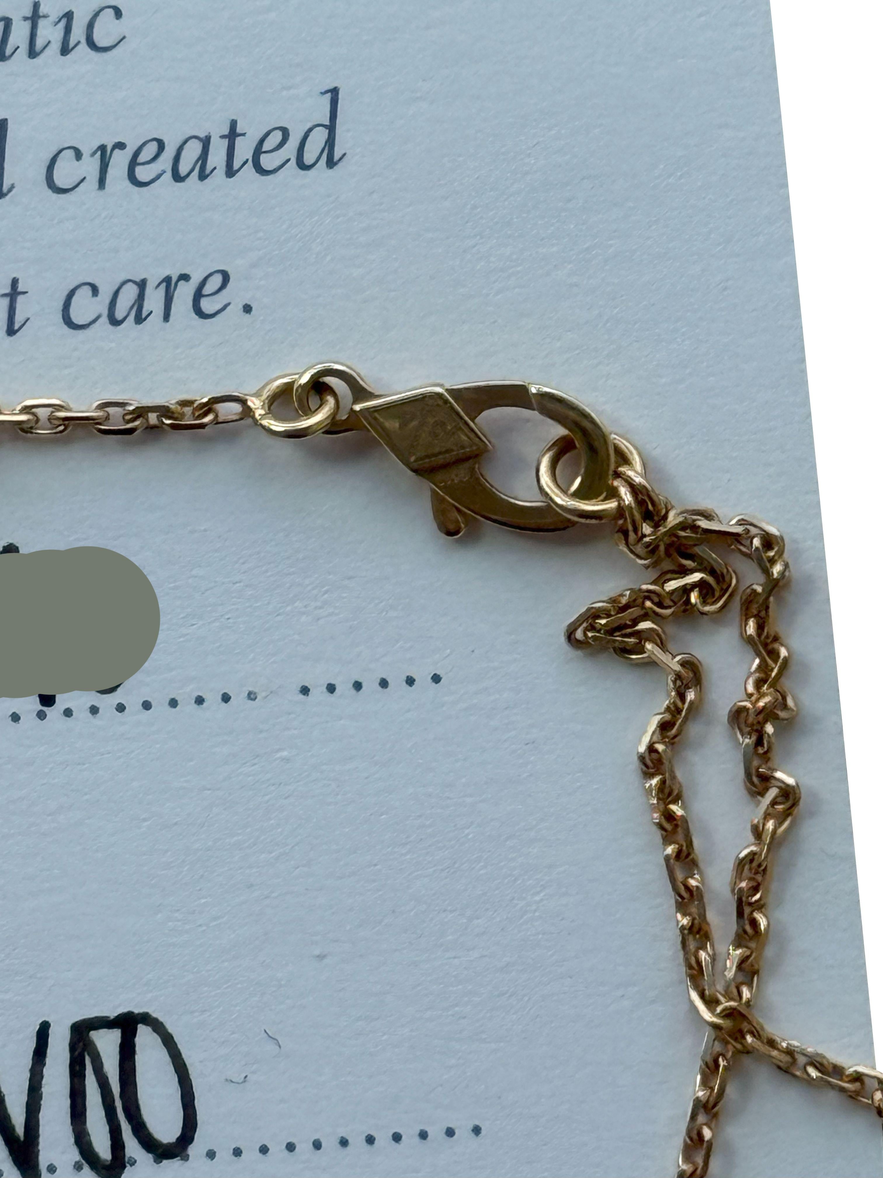 Van Cleef & Arpels Bull's Eye Vintage Alhambra Diamond Holiday Anhänger Halskette im Angebot 5