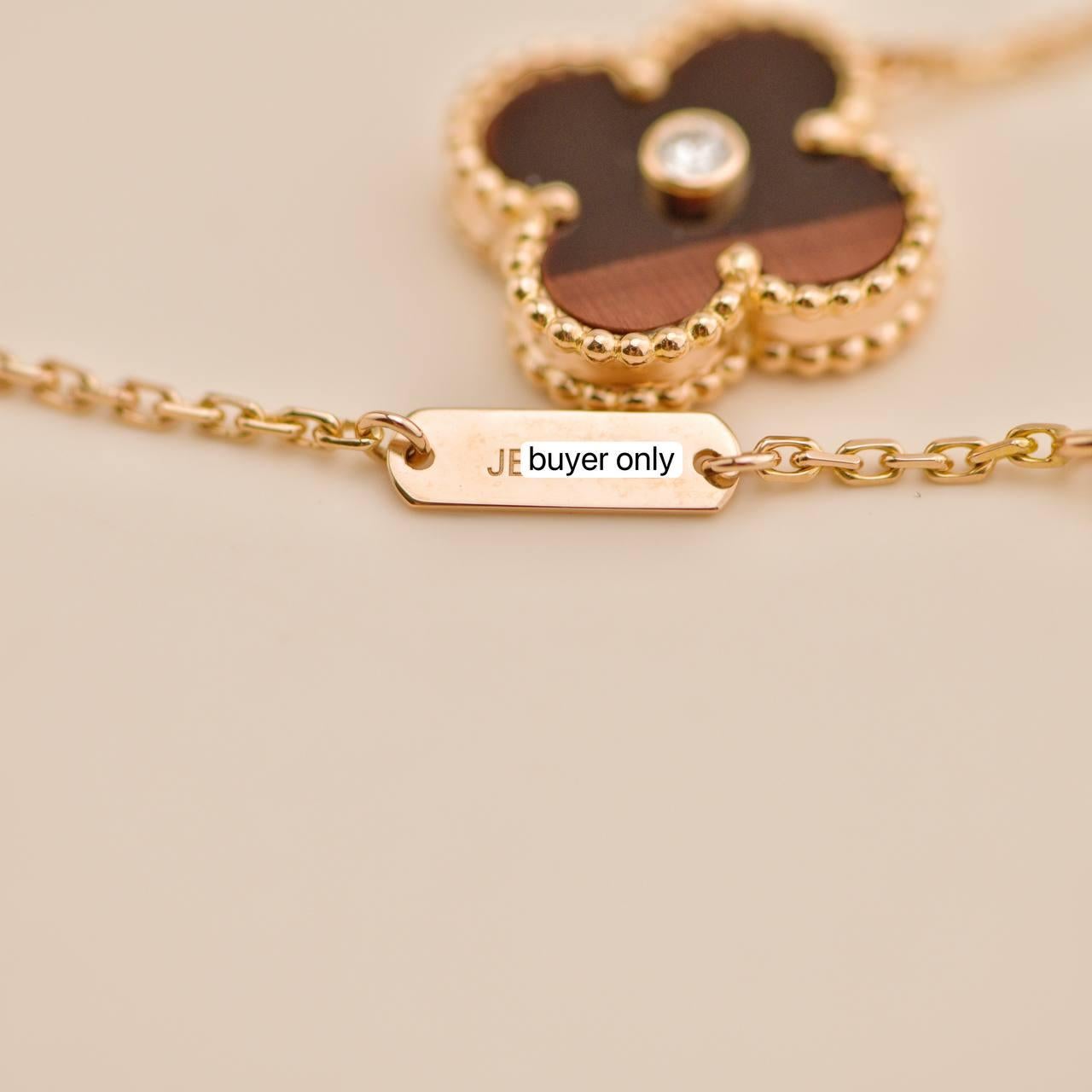 Van Cleef & Arpels Collier à pendentifs en or rose 18 carats avec diamants Bullseye pour les fêtes de fin d'année 2017 en vente 3