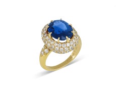 Van Cleef & Arpels Burmese Sapphire and Diamond Ring