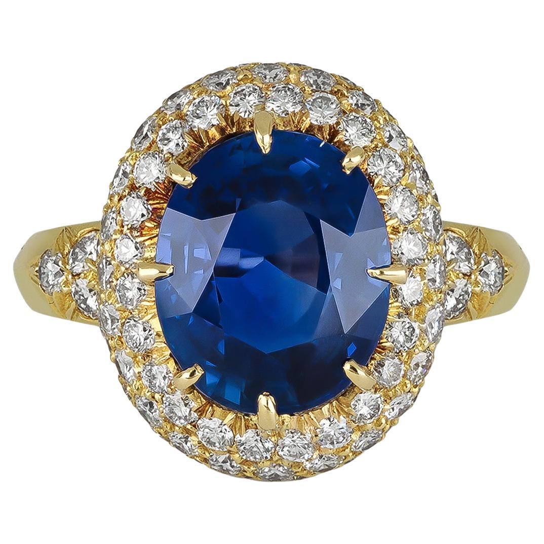 Van Cleef & Arpels Burmese Sapphire and Diamond Ring