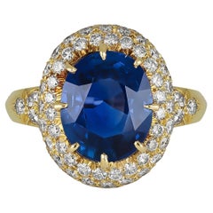 Van Cleef & Arpels Burmese Sapphire and Diamond Ring