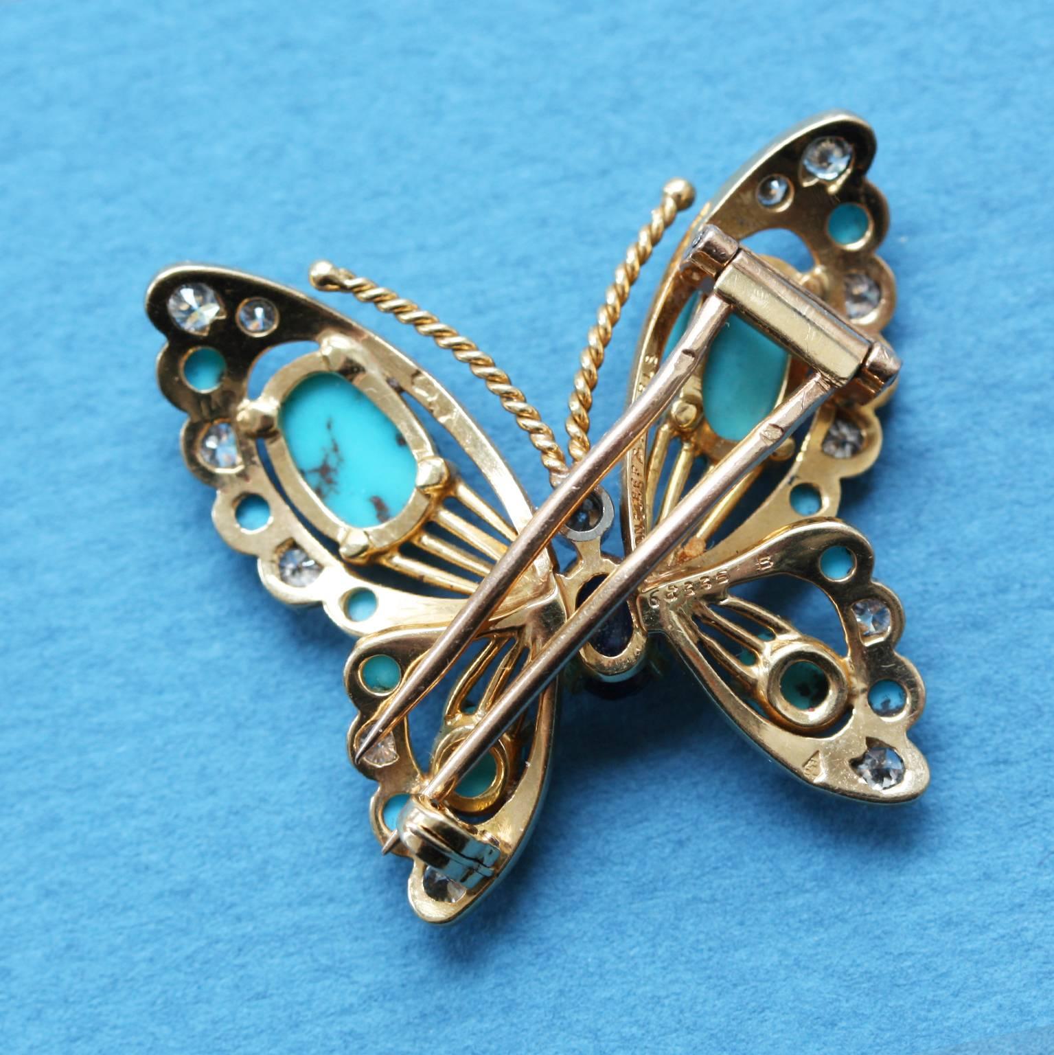 van cleef butterfly brooch