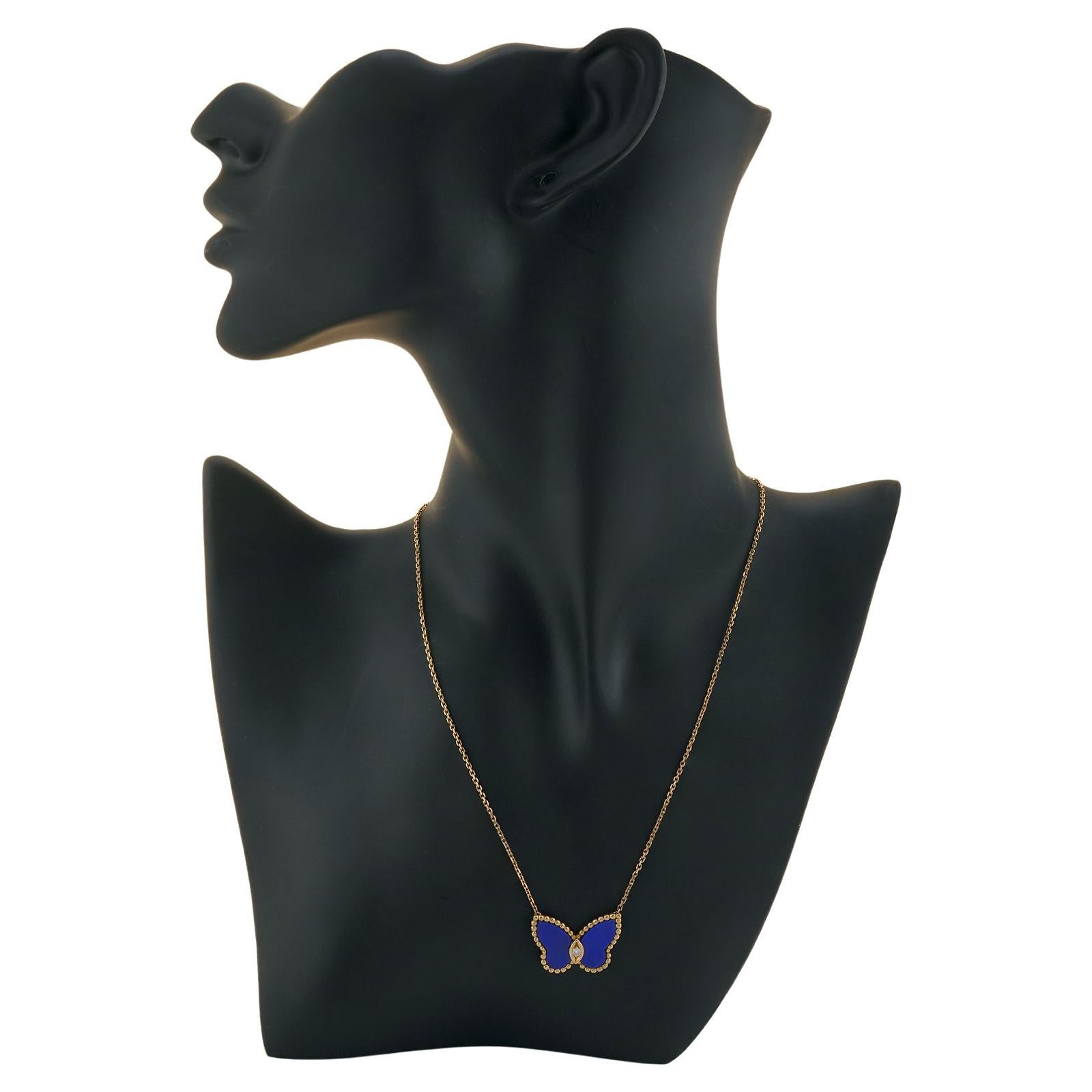 van cleef butterfly necklace
