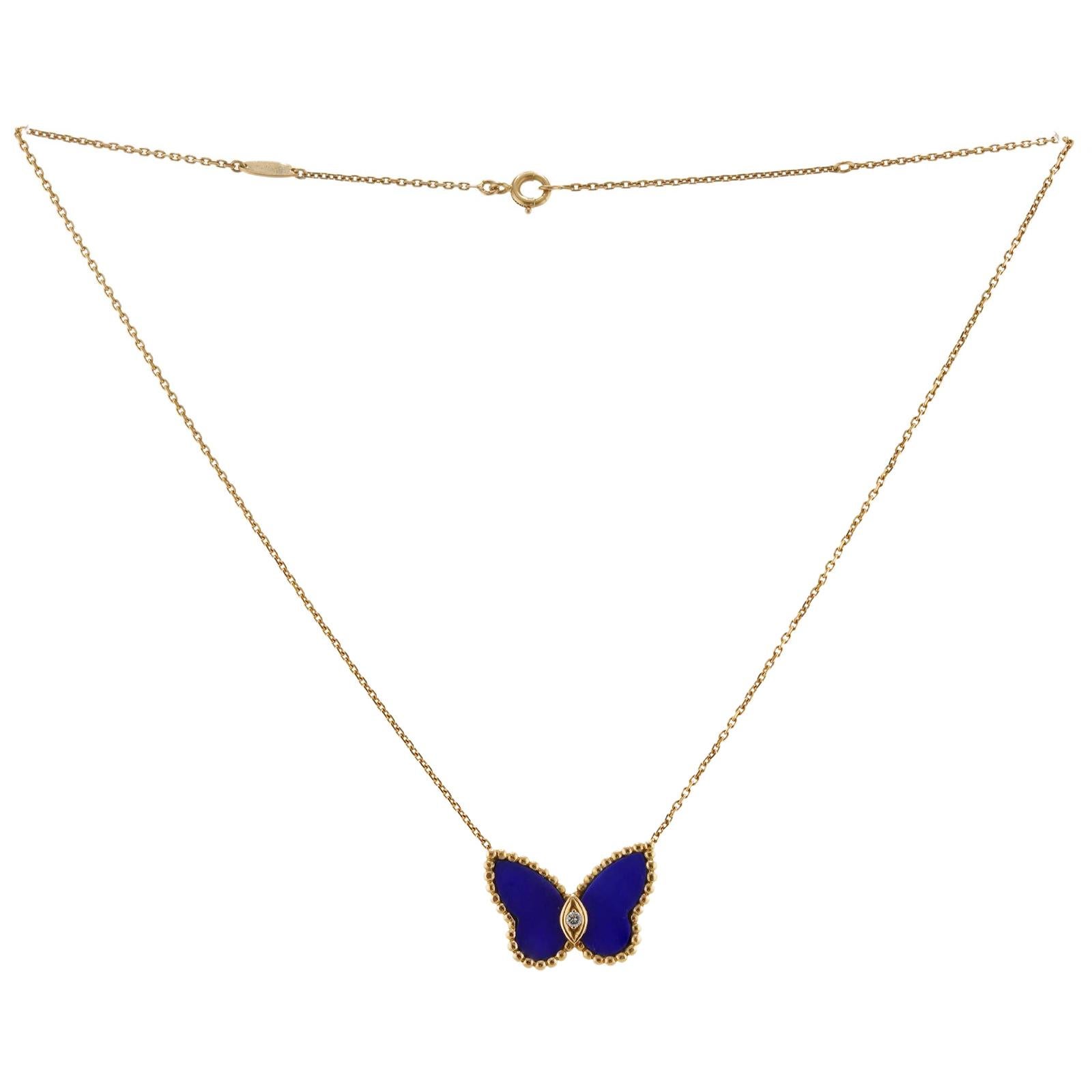 butterfly van cleef necklace