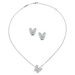 Van cleef
Arpels "Butterfly" Diamond Necklace
Earrings Suit