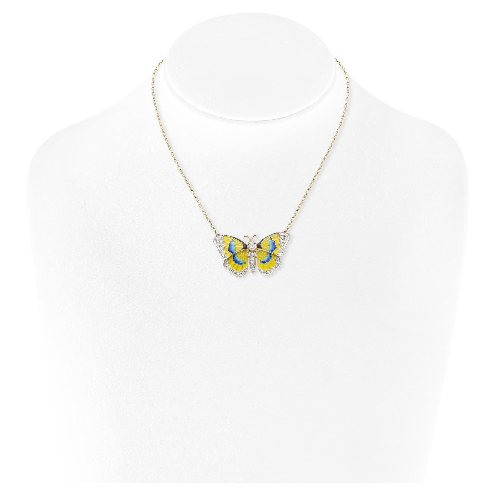 Van Cleef & Arpels Butterfly Pin/Pendant Necklace