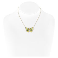 Vintage Van Cleef & Arpels Butterfly Pin/Pendant Necklace