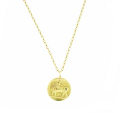 Van Cleef & Arpels by Georges L'Enfant Taurus Zodiac Pendant Necklace