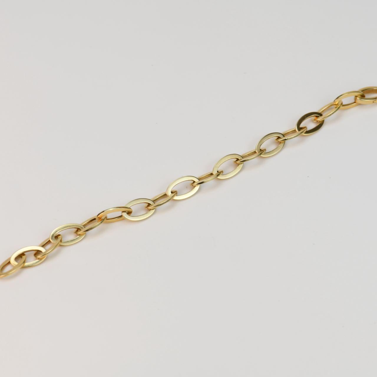 Van Cleef & Arpels Bracelet byzantin en or jaune 18 carats Excellent état - En vente à Banbury, GB