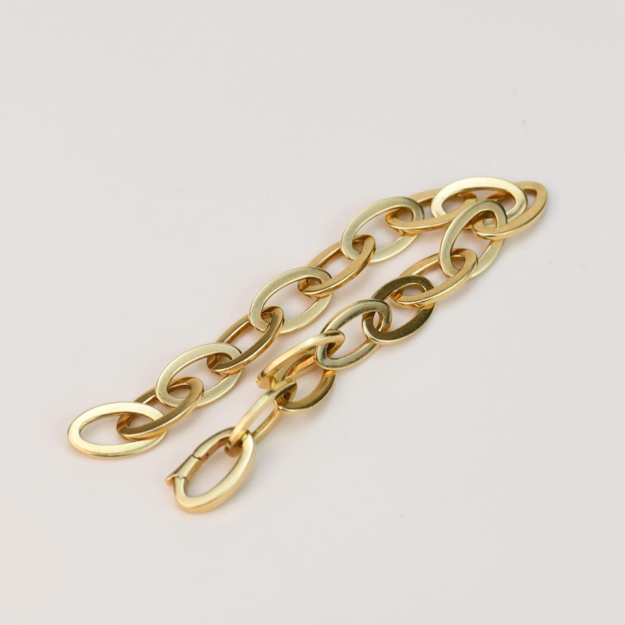 Van Cleef & Arpels Bracelet byzantin en or jaune 18 carats Unisexe en vente
