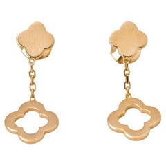 Van Cleef & Arpels Byzantine 18K Yellow Gold Earrings