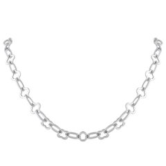 Van Cleef
Arpels Byzantine Alhambra 18K White Gold Link Necklace #4983 Van Cleef
Arpels Byzantine Alhambra 18K White Gold Link Necklace #4983