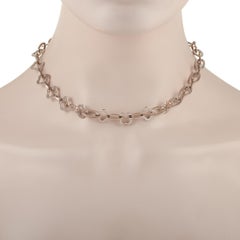 Van Cleef & Arpels Byzantine Alhambra 18k White Gold Necklace