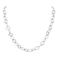 Van Cleef & Arpels Byzantine Alhambra 18k White Gold Necklace