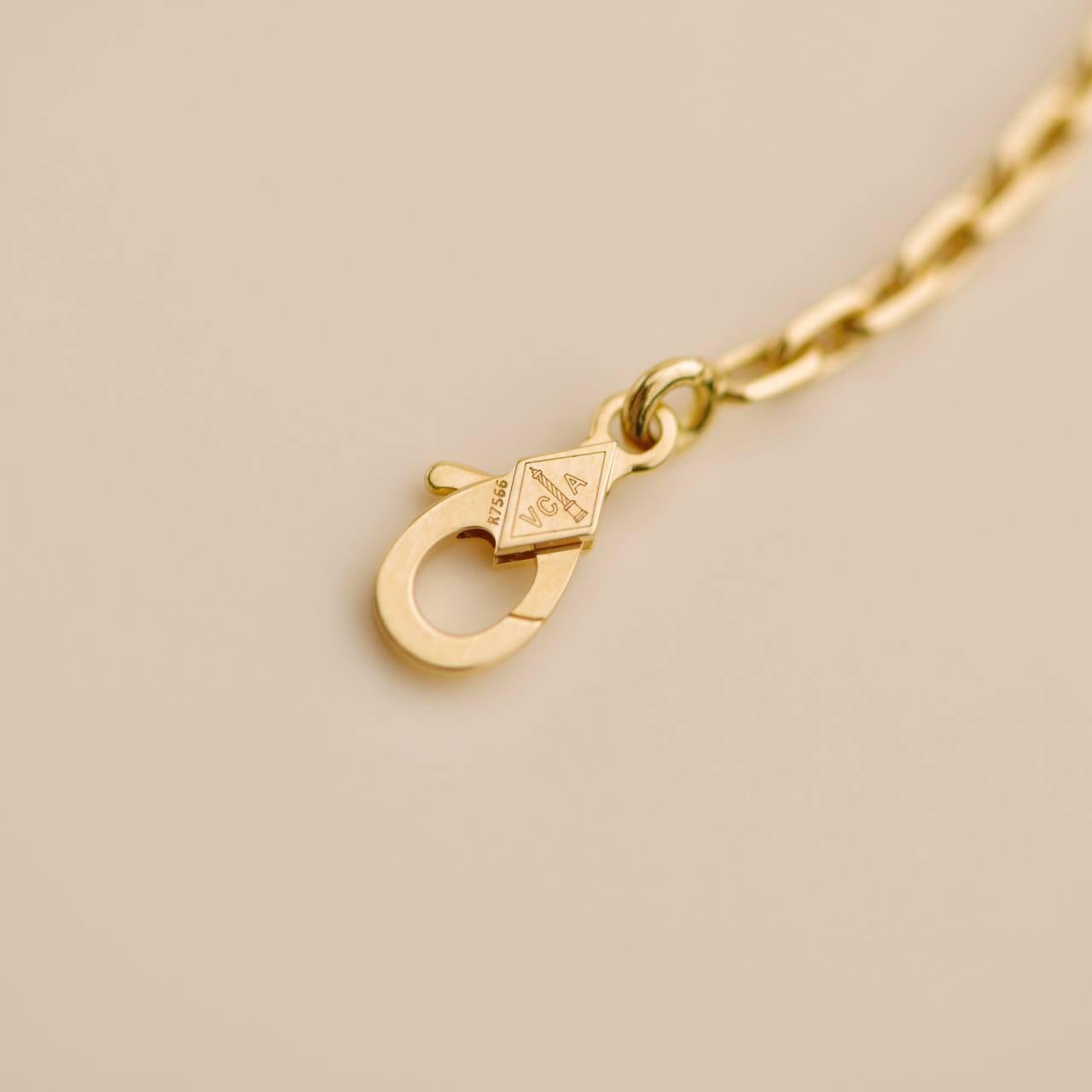 Van Cleef & Arpels Byzantine Alhambra 18K Yellow Gold Bracelet 4