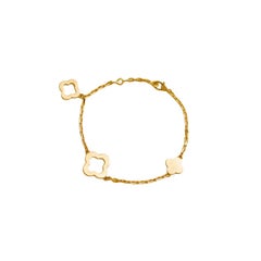 Van Cleef & Arpels Byzantine Alhambra 18K Yellow Gold Bracelet