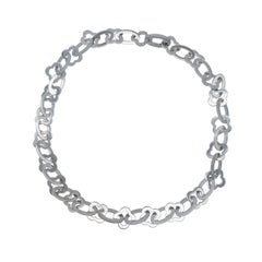 Van Cleef & Arpels Byzantine Alhambra Necklace In 18k White Gold