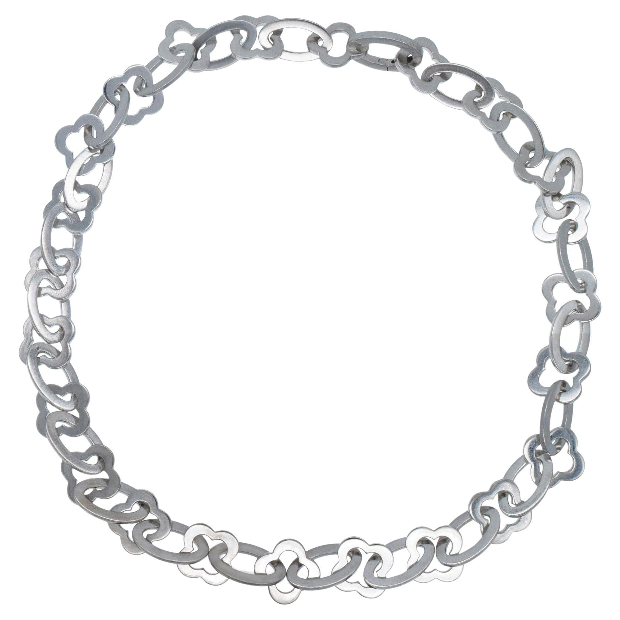 Van Cleef
Arpels Collana Alhambra Bizantina in oro bianco 18k