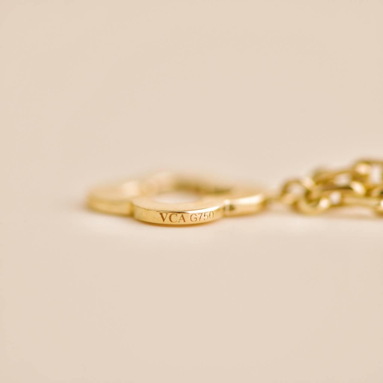 Van Cleef & Arpels Byzantine Alhambra Yellow Gold 3 Motif Bracelet 2